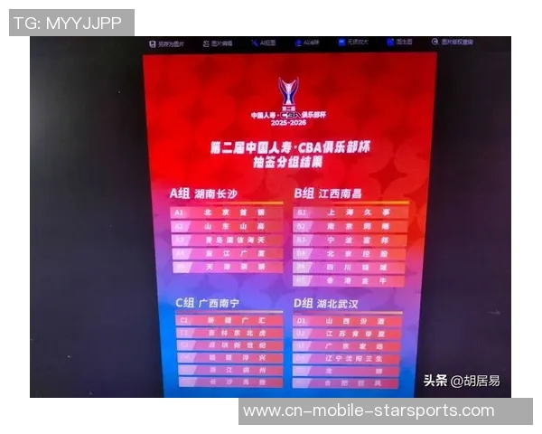 CBA俱乐部杯赛将于11月11日进行赛区抽签小组赛定于12月3日至8日举行
